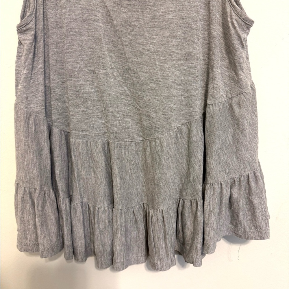 2/$15 Cherish - Heather Gray Tierd Tank Top - Picture 4 of 7